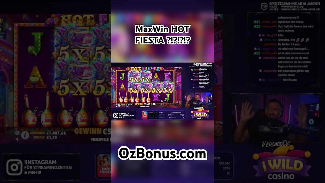 MAXWIN HOT FIESTA ?!?!?!? Insane Hit im online Casino