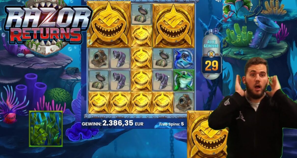 Münzen bei 29x MULTI  ? RAZOR RETURNS ?Online Casino Highlights