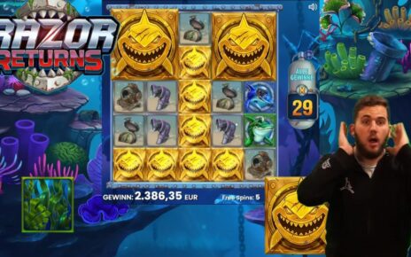 Münzen bei 29x MULTI  ? RAZOR RETURNS ?Online Casino Highlights