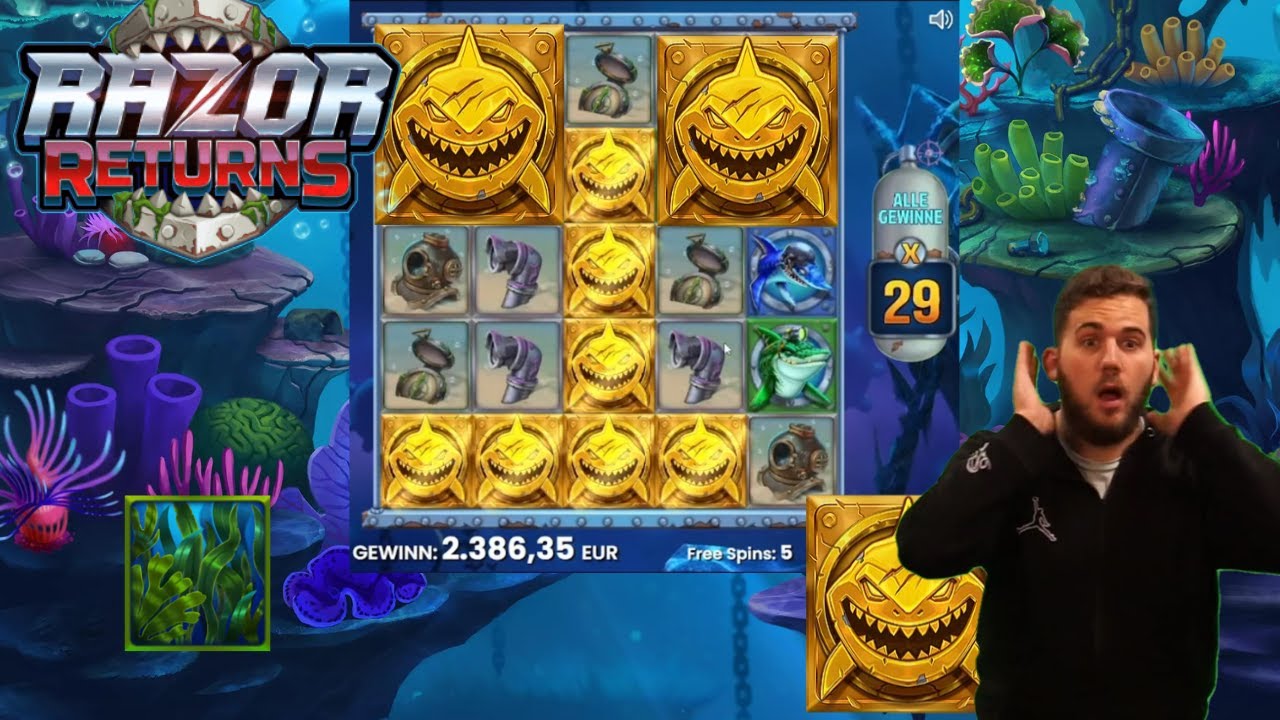 Münzen bei 29x MULTI  ? RAZOR RETURNS ?Online Casino Highlights