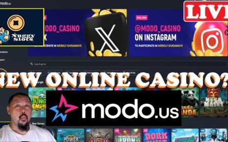 NUGGYSLOTS  – NEW ONLINE CASINO?!  – LIVE STREAM –  “MODO.US” Stream #88