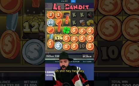 Roshtein HUGE WIN in Le Bandit ? #onlinecasino #roshtein #slots #bigwin