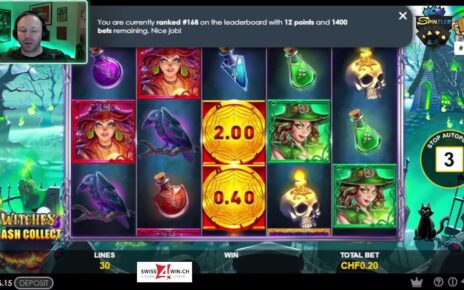 Spin Club – Swiss4Win – Online Casino Streamer – Witches Cash Collect