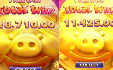 TAMA KA NA LUCKY PIGGY!!!!?? #online #casino #gambling