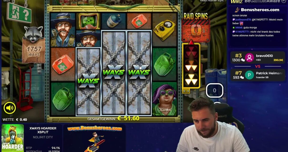 Turniere + 13k€Oepneing / Online Casino Stream / Daily Giveaways / !gratis = Freegames