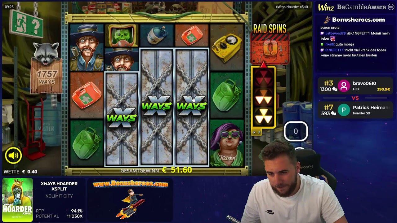 Turniere + 13k€Oepneing / Online Casino Stream / Daily Giveaways / !gratis = Freegames