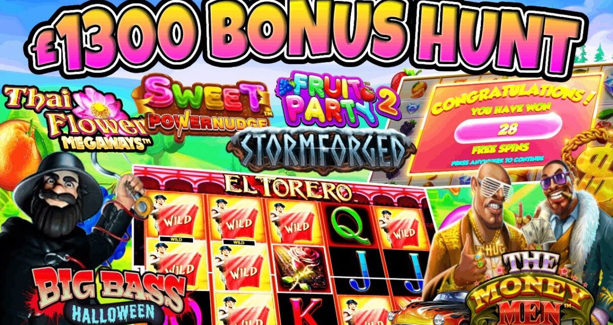 £1300 Bonus Hunt! 15 Online Casino Slot Bonuses!