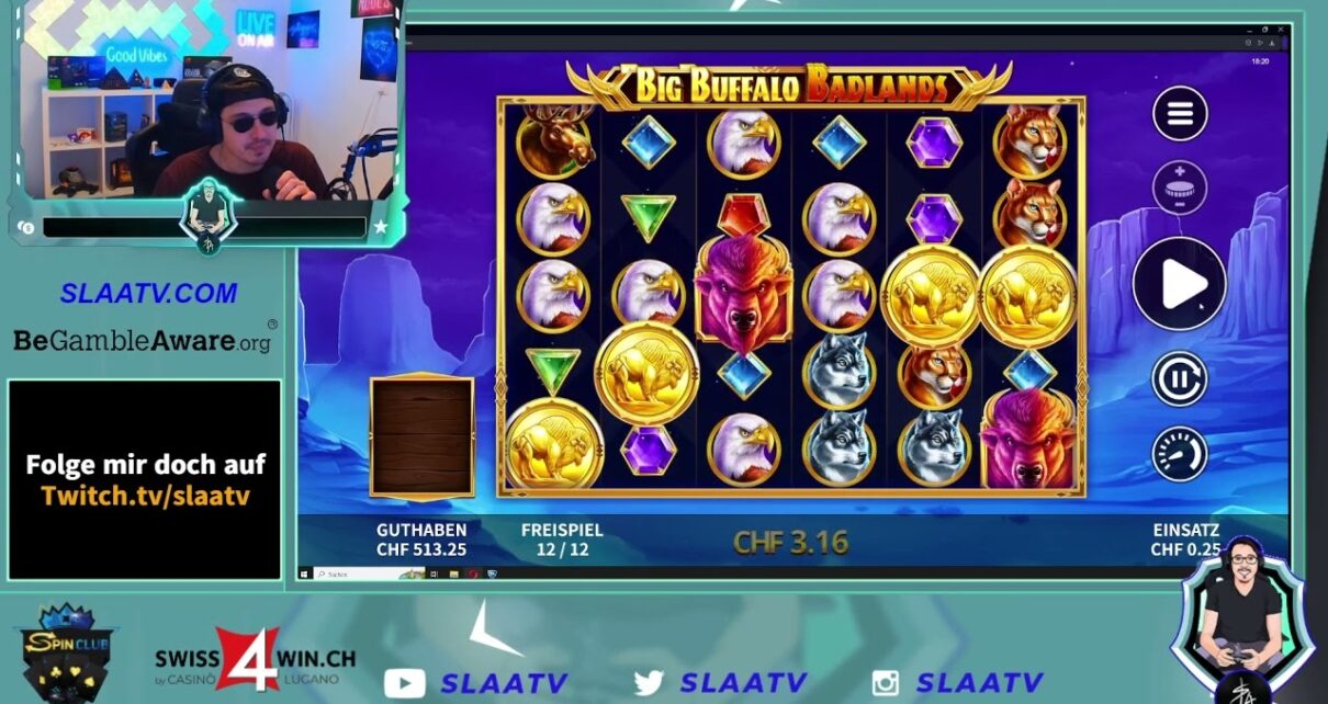 Spin Club – Swiss4Win – Online Casino Streamer – Big Buffalo Badlands