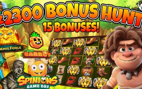 £2300 Online Casino Slots Bonus Hunt! 15 Higher Stakes Bonuses!