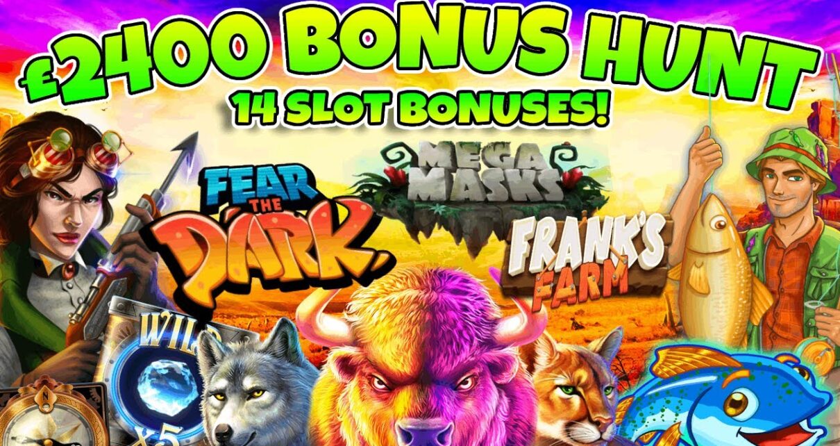 £2400 Online Casino Slots Bonus Hunt! £2 Stakes! 14 Bonuses!