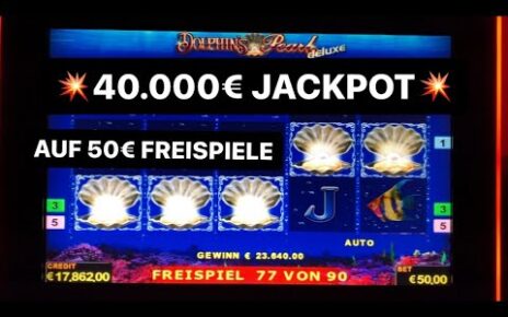 40 000€ MEGA JACKPOT?Auf 50€ FREISPIELE Dolphins Pearl Novoline zocken Casino Spielothek Book of Ra