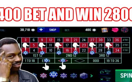 400 BET AND WIN 2800 | Best Roulette Strategy | Roulette Tips | Roulette Strategy to Win