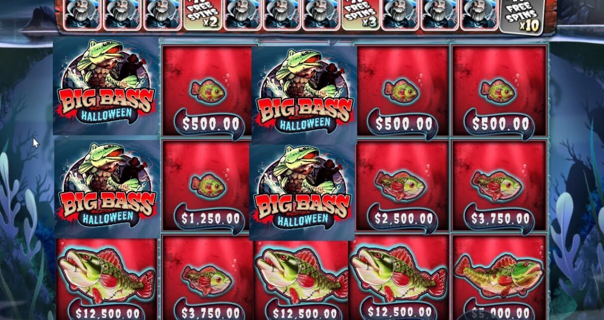BIG BASS HALLOWEEN BRAND NEW SLOT – BONUS BUY ONLINE CASINO NICE WIN