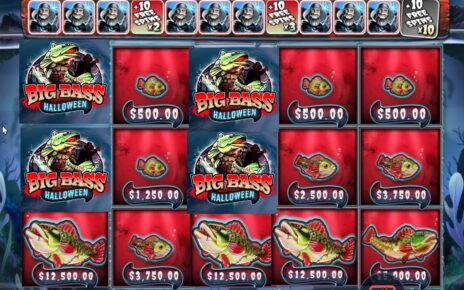 BIG BASS HALLOWEEN BRAND NEW SLOT – BONUS BUY ONLINE CASINO NICE WIN