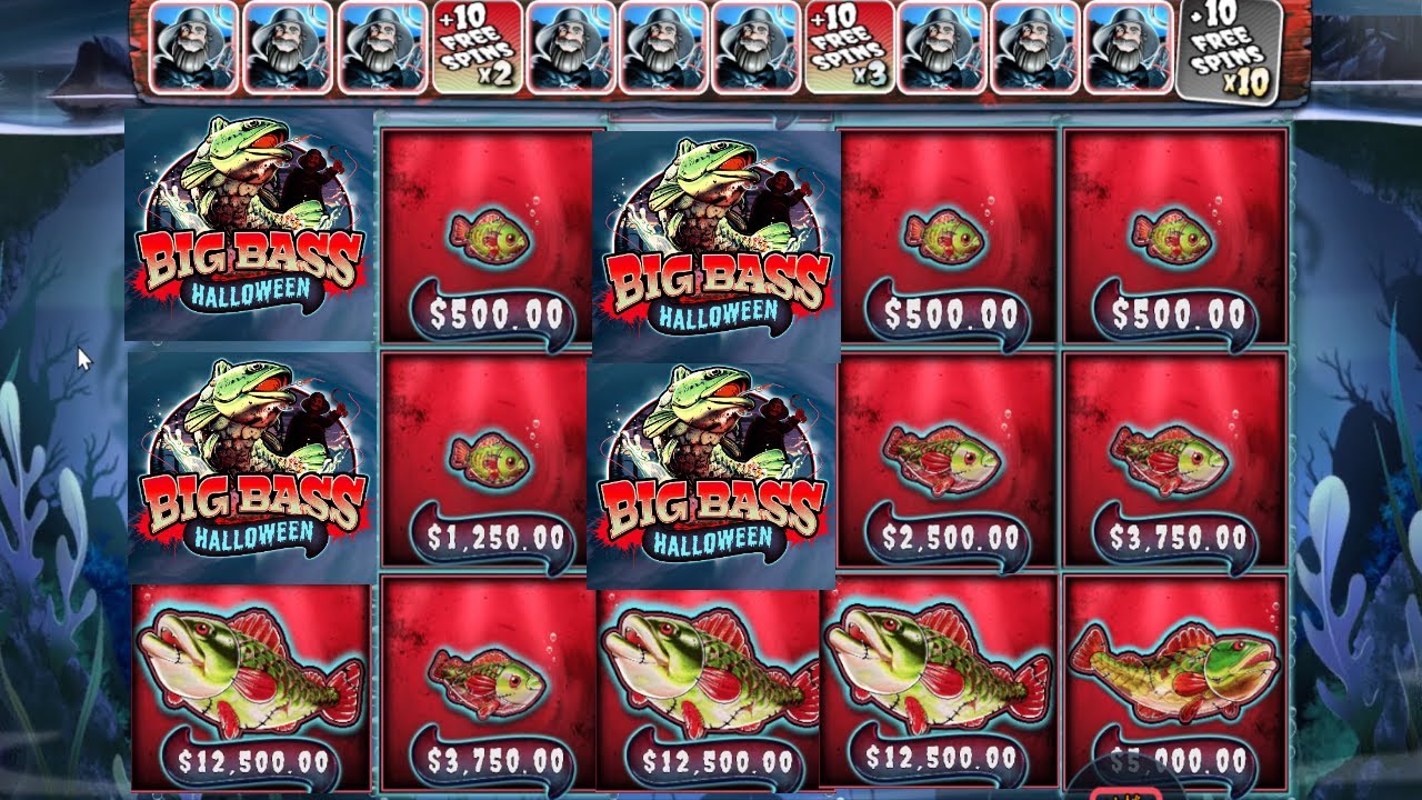 BIG BASS HALLOWEEN BRAND NEW SLOT - BONUS BUY ONLINE CASINO NICE WIN