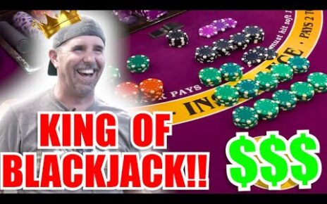 ?BIGGEST WIN RECORDED? 10 min Blackjack Challenge – WIN BIG or BUST #183