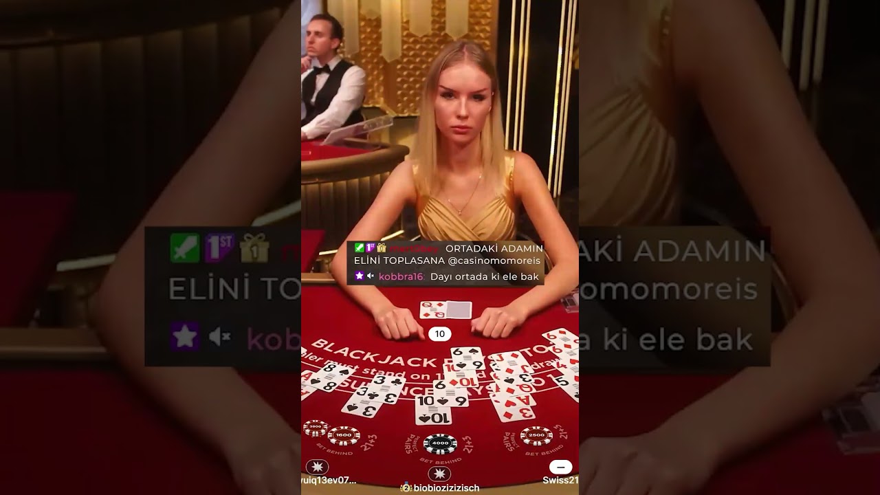 ? BÜTÜN MASANIN İÇİNDEN GEÇEN KURPİYER ? | #blackjack #casino #shorts