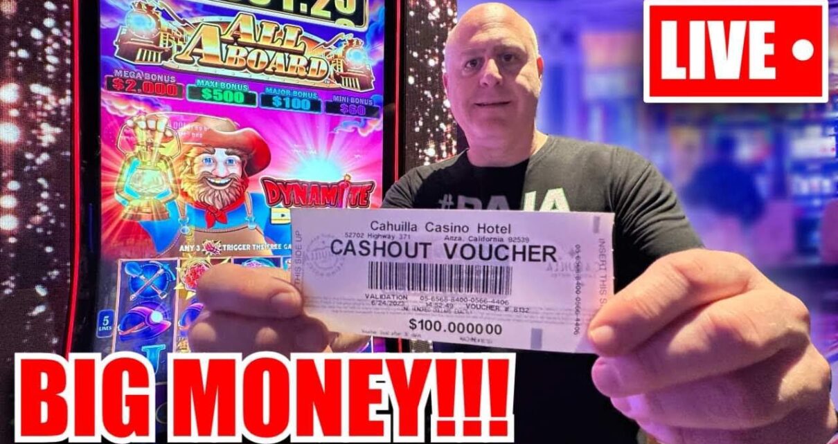 Breaking All Slot Machine Records Live in the Casino!