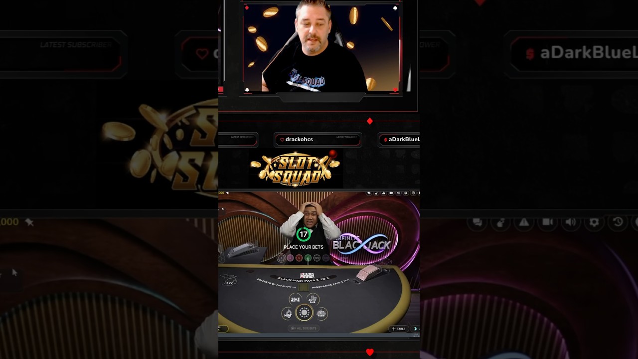 Bust the BlackJack Dealer! #casino #ytshorts #onlinecasino #blackjackvideo