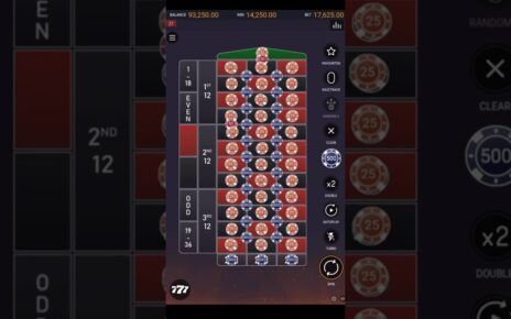 CASINO ROULETTE STRATEGY 23,250.00$ BIG WIN BETTING CASINO ROULETTE GAME NEW CASINO ROULETTE  2023