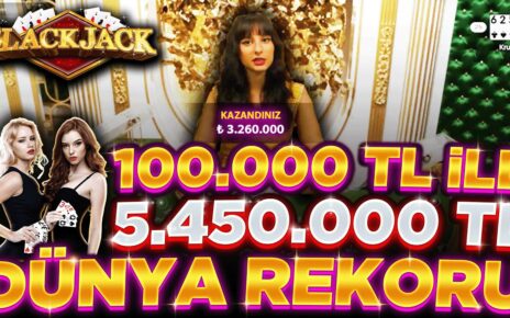 Canlı Casino Blackjack | 5.450.000 TL Yan Bahis Tarihi Rekor Vurgunu | #canlıcasino #slotoyunları