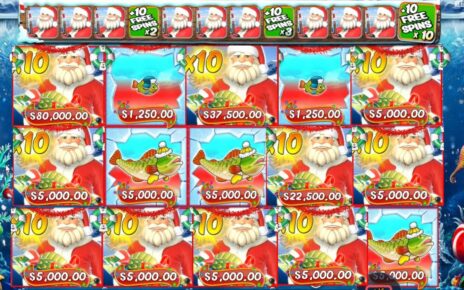 Christmas Big Bass Bonanza EPIC WIN 10X MULTIPLIER BONUS BUY ONLINE CASINO ONLINE SLOT