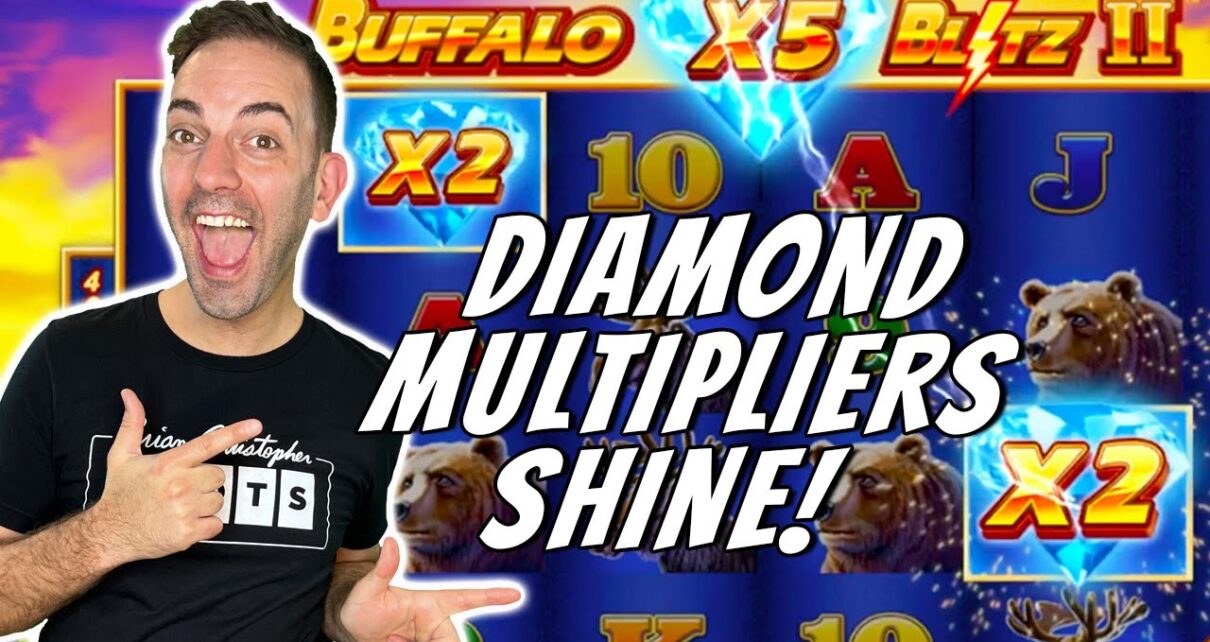 Diamond Multipliers SHINE ? Buffalo Blitz 2 ⫸ Chumba Casino