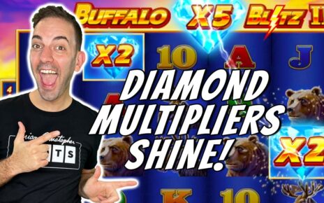 Diamond Multipliers SHINE ? Buffalo Blitz 2 ⫸ Chumba Casino