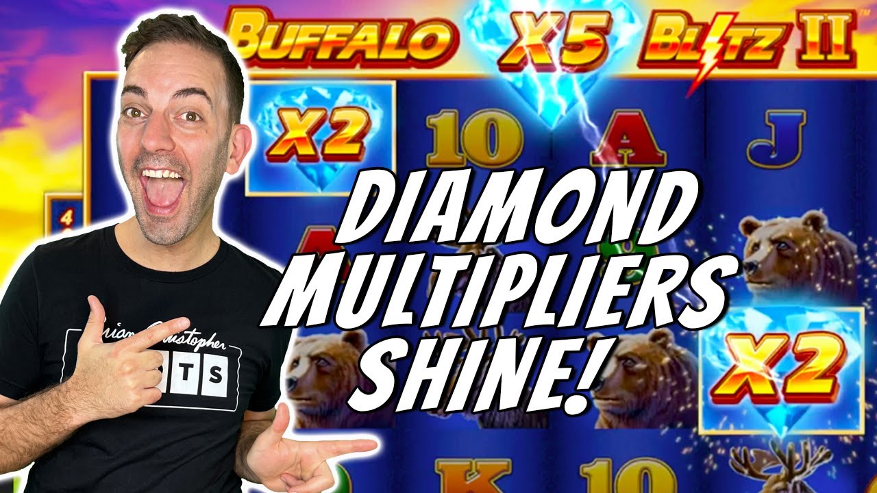 Diamond Multipliers SHINE ? Buffalo Blitz 2 ⫸ Chumba Casino