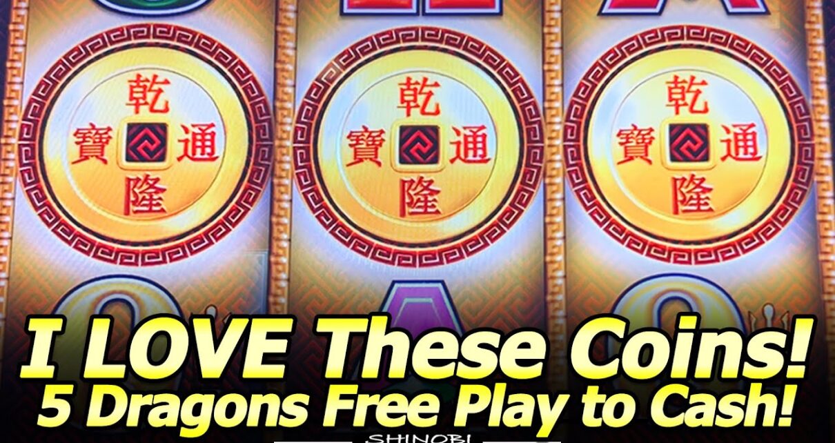 Free Play To Cash! I LOVE These Coins! 5 Dragons Rapid Slot Live Play and Bonuses at Yaamava Casino!