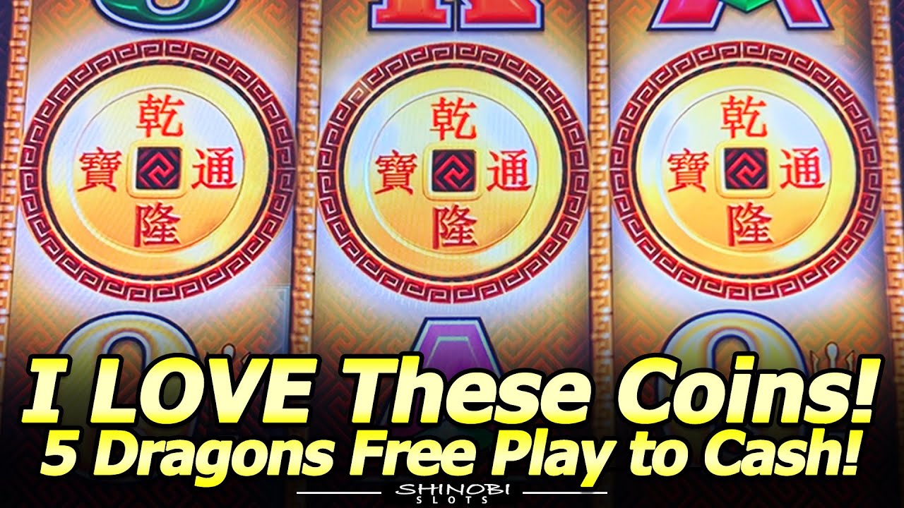 Free Play To Cash! I LOVE These Coins! 5 Dragons Rapid Slot Live Play and Bonuses at Yaamava Casino!