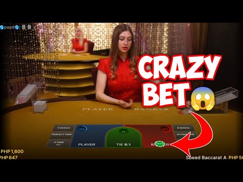 I JUST pose A CRAZY BET!!! BACCARAT ENG.SESSION