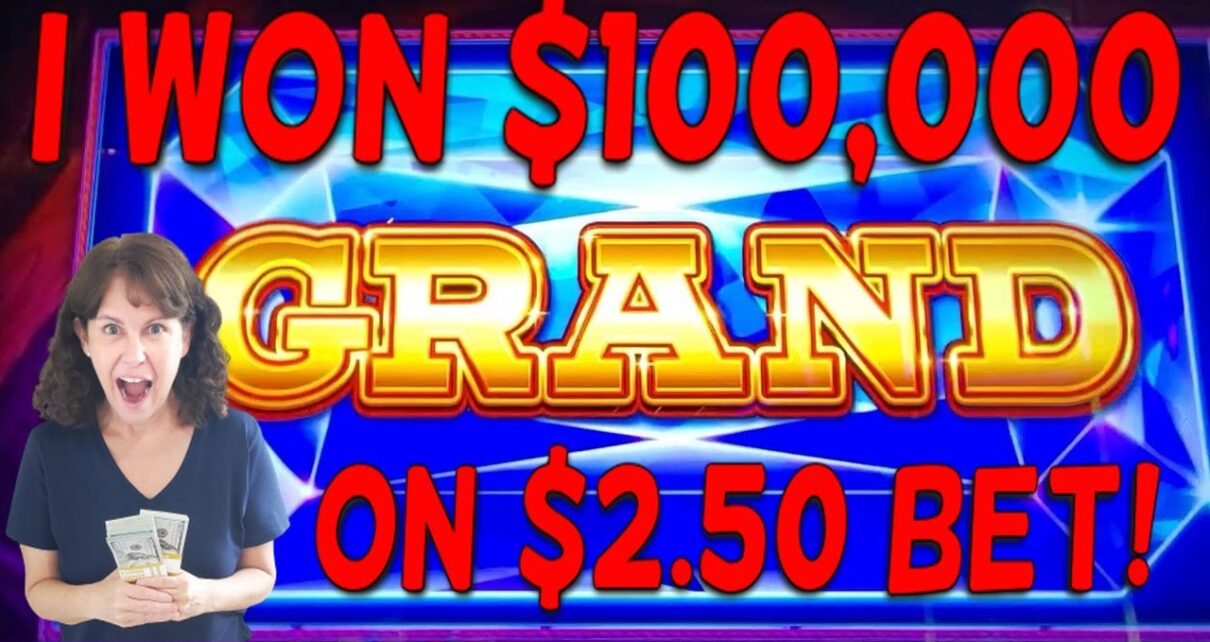 I WON 0K+ GRAND JACKPOT BETTING PENNIES!!  BIGGEST GRAND JACKPOT EVER IN LAS VEGAS!!