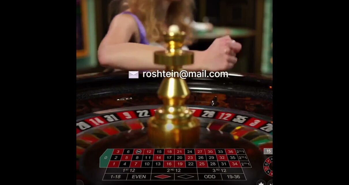 I lay all my money on the cherry 9 on roulette! ?(online casino/existent money)