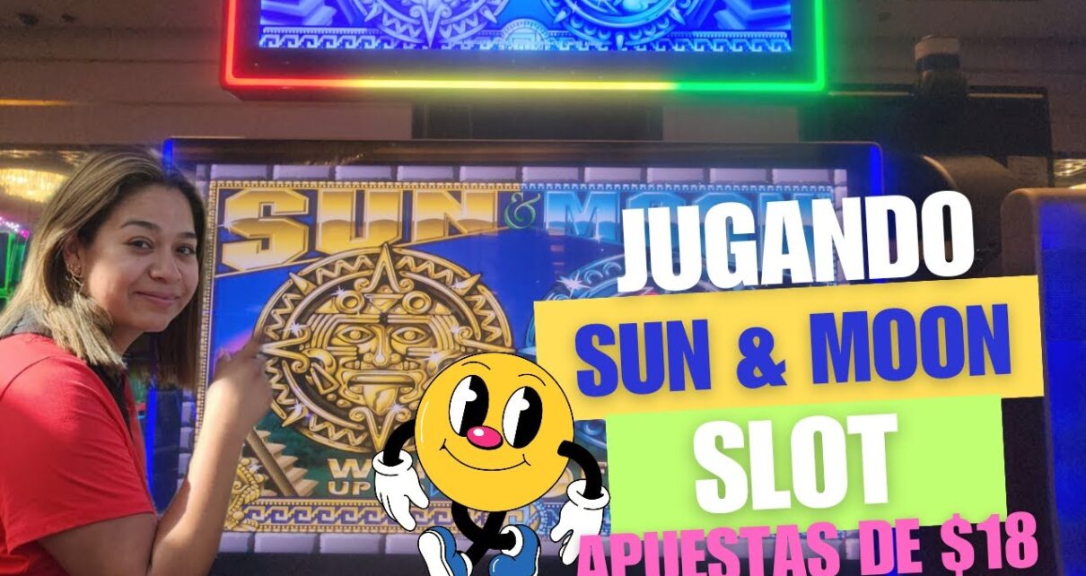 ? JUGANDO SUN & MOON SLOT ? CON APUESTAS DE  DOLARES EN EL CASINO HARD stone