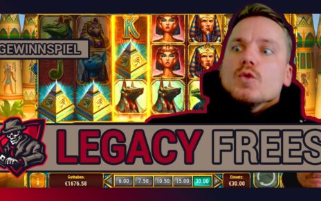 LEGACY OF EGYPT ? & GEWINNSPIEL | 30€ vs. 3k… ? | Freegame High Stake ? | Casino Highlight