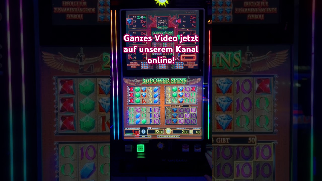 Lucky Pharao Diamanten Party #gambling #glücksspiel #2023 #casino #lustig #merkur #novoline #viral