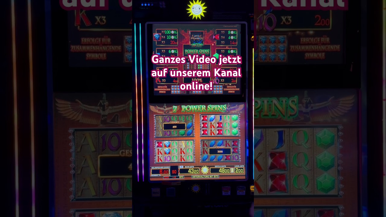 Lucky Pharao gönnt #2023 #casino #gambling #merkur #novoline #viral #lustig #glücksspiel #spielbank