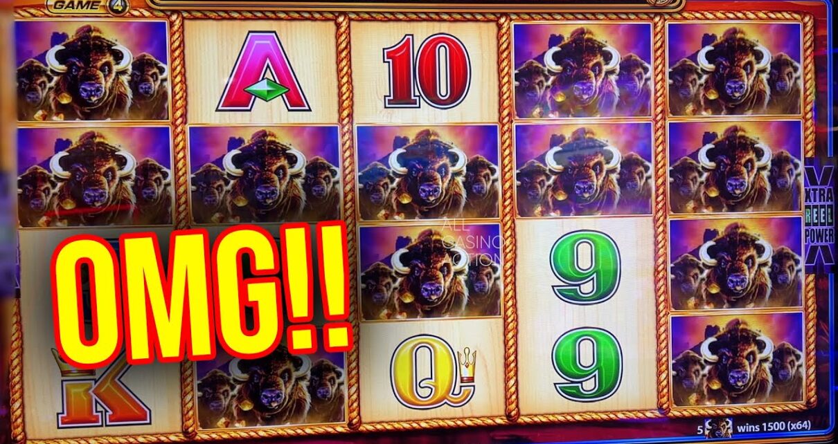 MASSIVE JACKPOT ON WONDER 4 GOLD BOOST BUFFALO SLOT MACHINE!!!