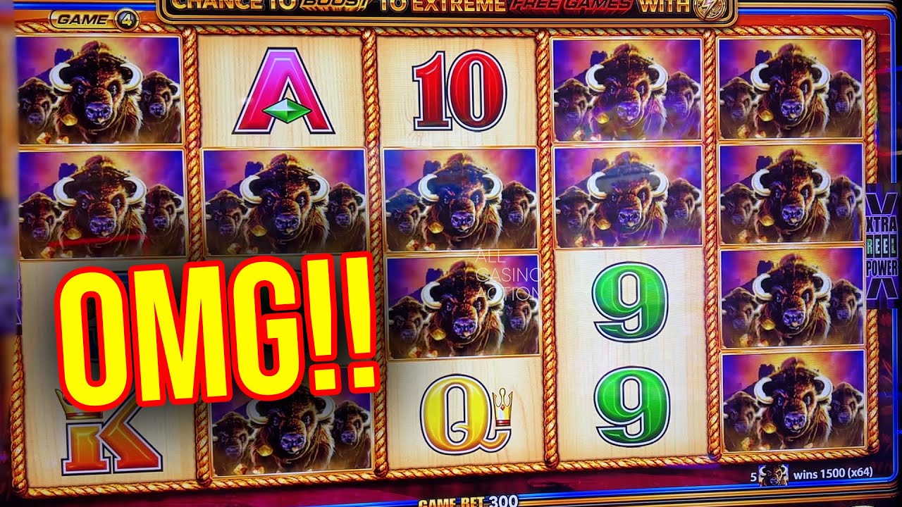 MASSIVE JACKPOT ON WONDER 4 GOLD BOOST BUFFALO SLOT MACHINE!!!