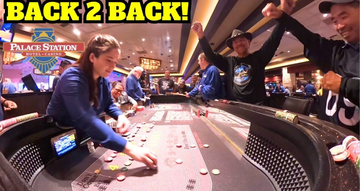 Making Money! ane Shooter after another! Live Casino Craps at the Palace Station Casino
