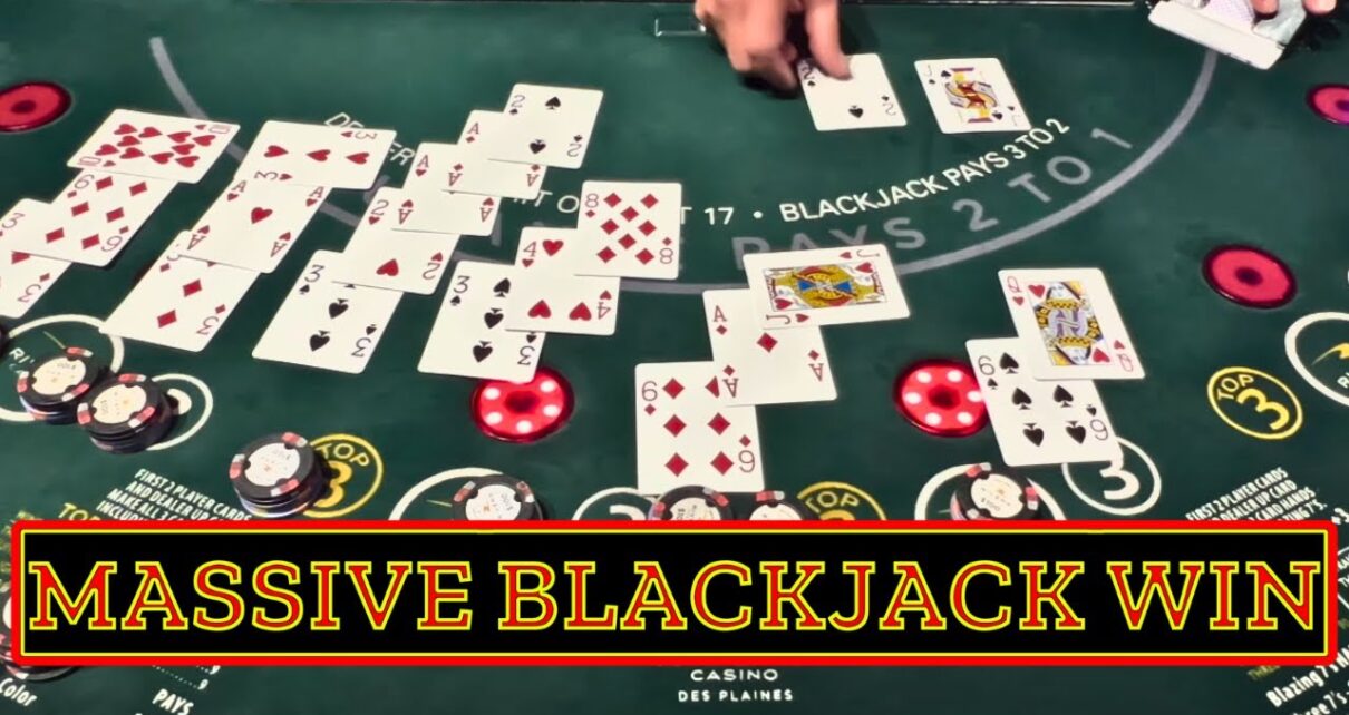 Massive Table Win: My Biggest Recorded Winning Blackjack Session Ever On YouTube!!!!