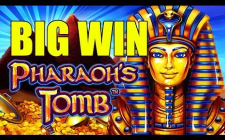 ONLINE CASINO Pharaoh’s Tomb Big Win – mega win – (betsize example 2 euro bet) – Epic reactions