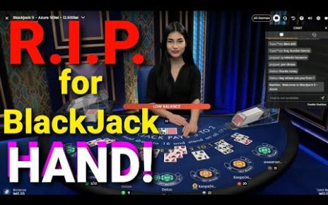 Online Blackjack Dealer Live Casino!