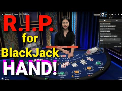 Online Blackjack Dealer Live Casino!