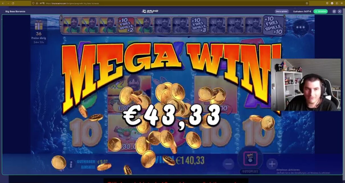 Online Casino I BIG BASS BONANZA dreht wieder durch