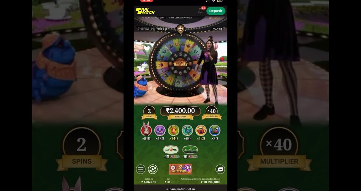 PARIMATCH ONLINE CASINO LIVE WINNING ? ???