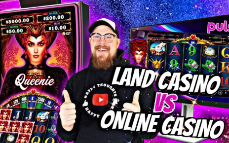 ??? QUEENIE LAND CASINO VS ONLINE CASINO! #pulsz #casino #slotmachine #queenie #sweepstakes