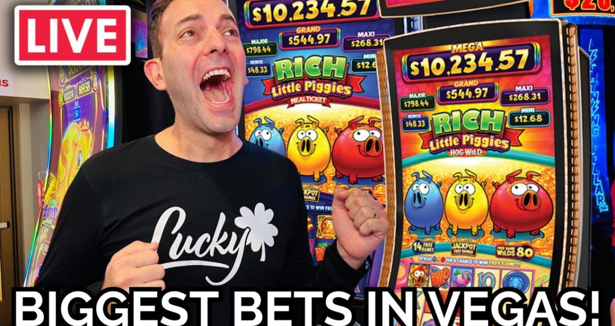 ? Quad Jackpots ? BIGGEST BETS in Vegas w/ Gold Fish Casino Slots