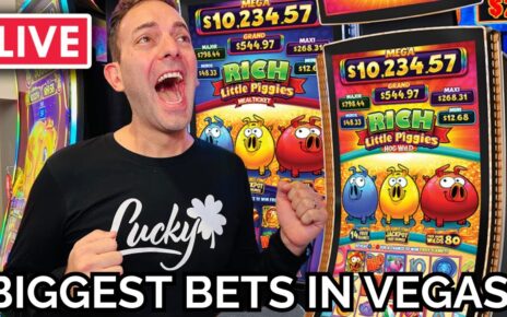 ? Quad Jackpots ? BIGGEST BETS in Vegas w/ Gold Fish Casino Slots